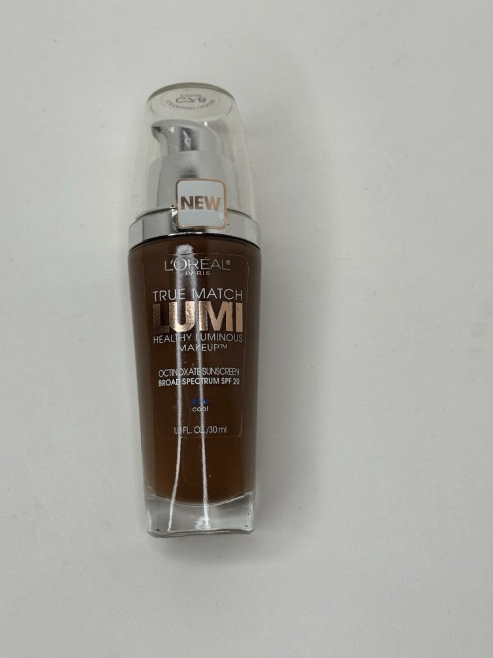 New L'Oreal True Match Lumi Healthy Luminous Makeup Cool C7-8 Nut Brown Cocoa
